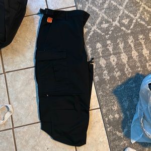 Empyre Loose Fit Black Cargo Skate Pants